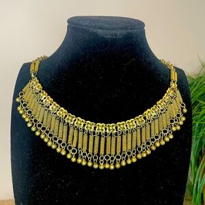 Vintage Gold Choker Necklace